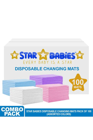 Star Babies - Disposable Changing Mats - 45x60cm - Pack of 100