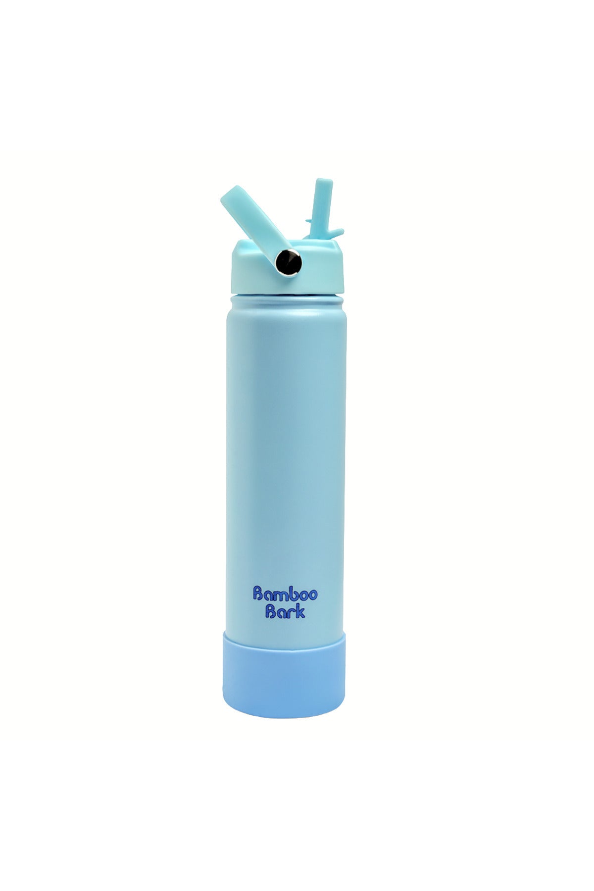 Bamboo Bark 750 ML Insulated Water Bottle with Sipper Lid – Stainless Steel Double Wall Vacuum Flask for Hot & Cold Water Leak-Proof (Powder Blue)