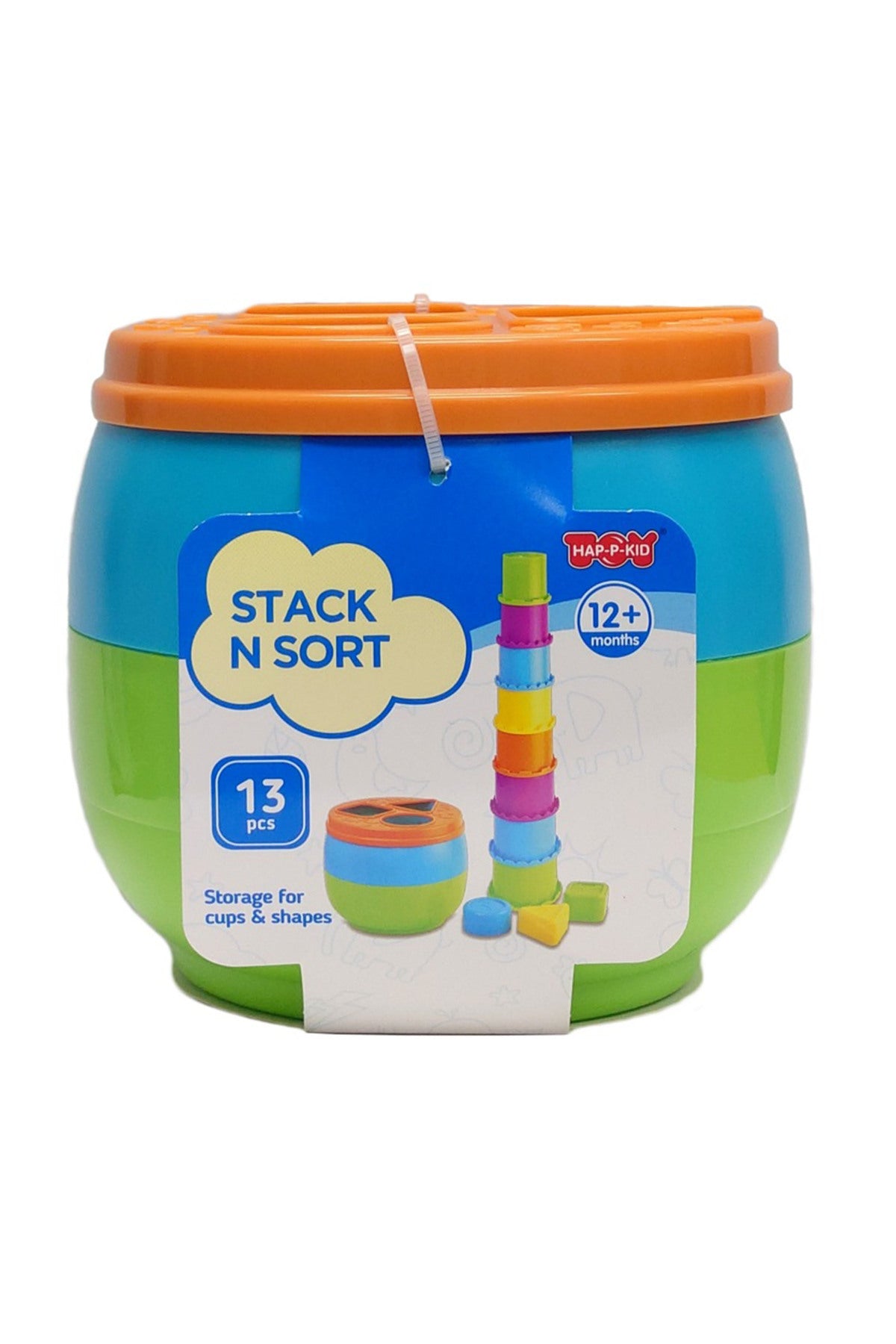Little Learners Stack N Sort - Educational Sorting and Stacking Toy for Toddlers
