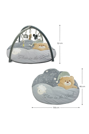 MOON Glow in the dark Baby Playmat 0M+ for Tummy Time & Crawling -Newborns & Toddlers