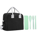 Star Babies - Insulated Mini Lunch Bag With Foldable Cutlery Set - Teal - 5 Pcs