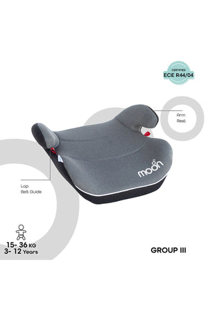 MOON Kido Baby Booster Car Seat -  Grey