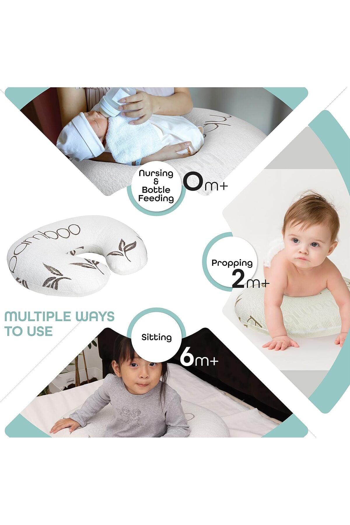 MOON Feeding Pillow with Bamboo rayon