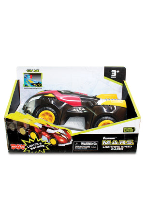 M.A.R.S. Lightning Speed Racer - 7.5” (19cm) Motorized Vehicle with Electronic Lights and Sounds