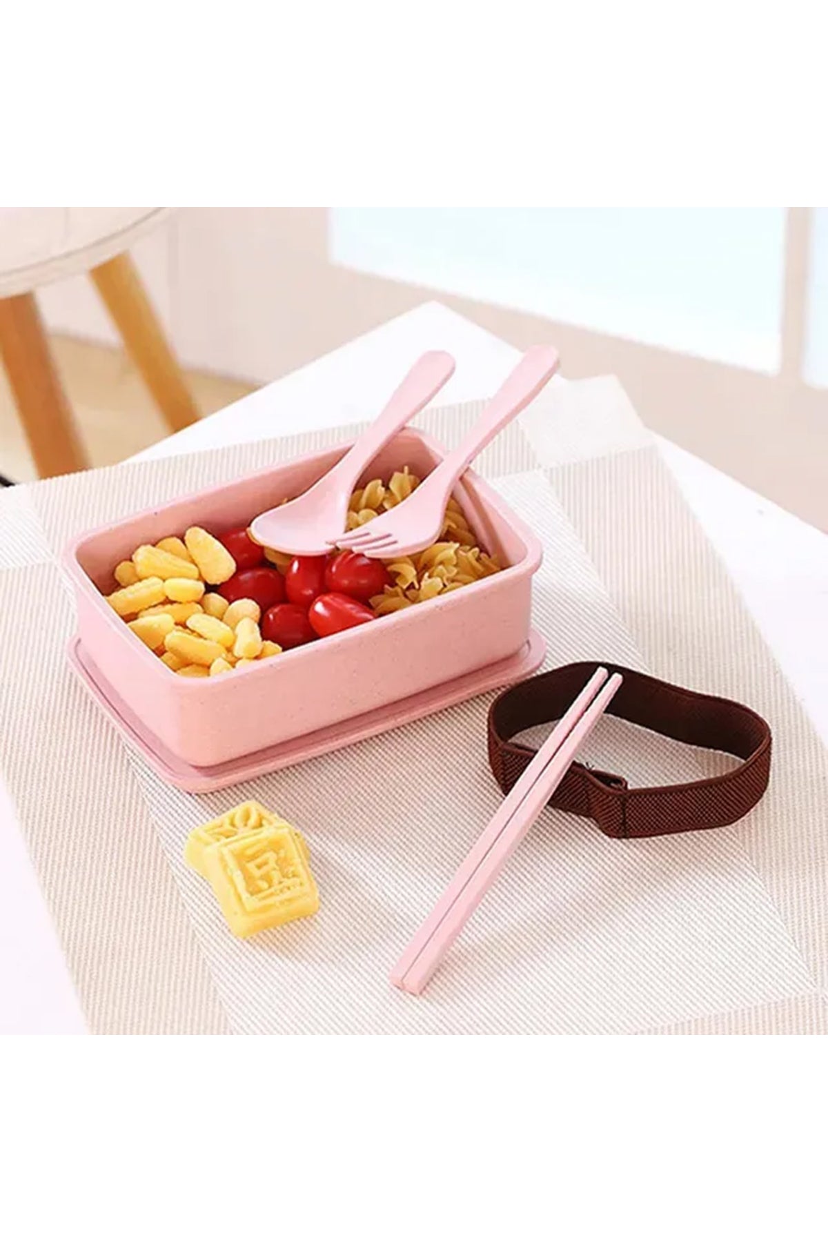 Star Babies - School Backpack With Eco Friendly Lunch Box With Spoon & Fork - Blue/Pink