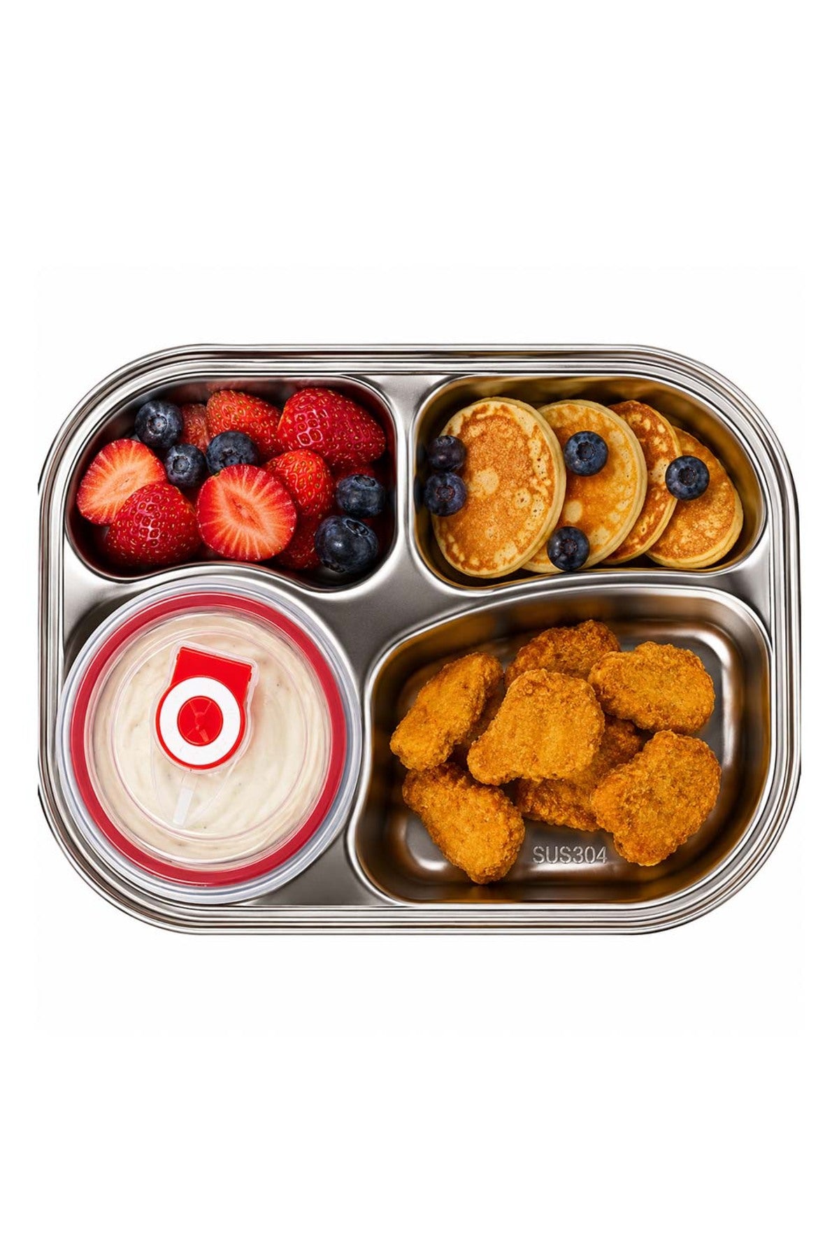 Cocobee Kids Oval Lunch Box | Non-Toxic, Food-Grade, Design – Blue