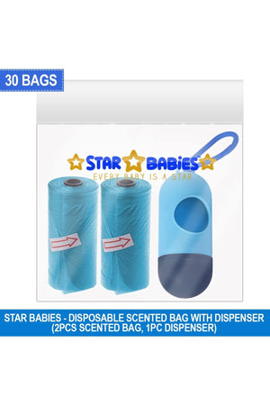 Star Babies - Scented Bag With Dispenser Pack of 2 - Blue