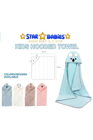 Star Babies - Microfiber Hooded Towel w/ Disposable Scented Bag w/ Dispenser - Pink