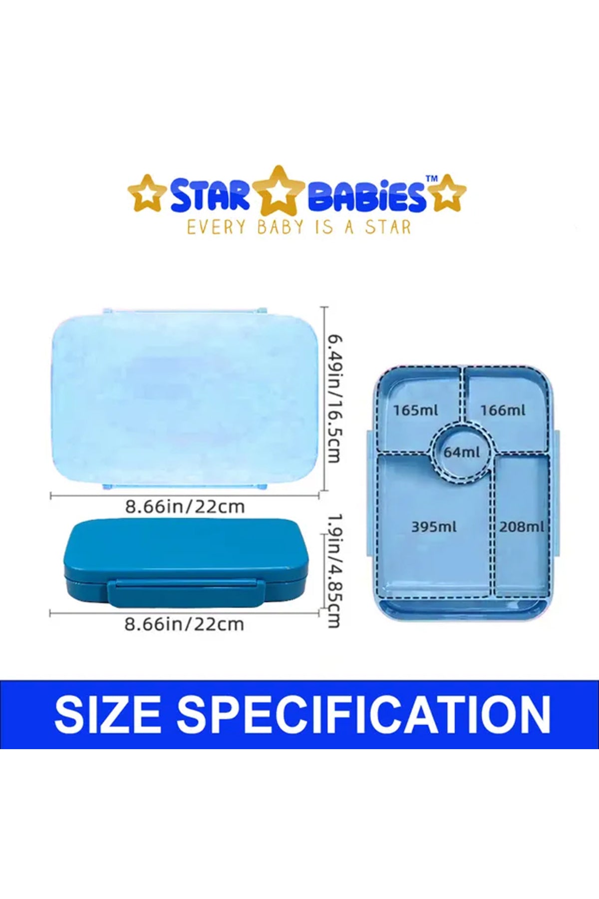 Star Babies - Boys Lunch Set - 5pcs_Blue