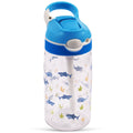 Cocobee Ocean Tritan Water Bottle – Bpa-Free, Push-Button Open, Leakproof – Blue