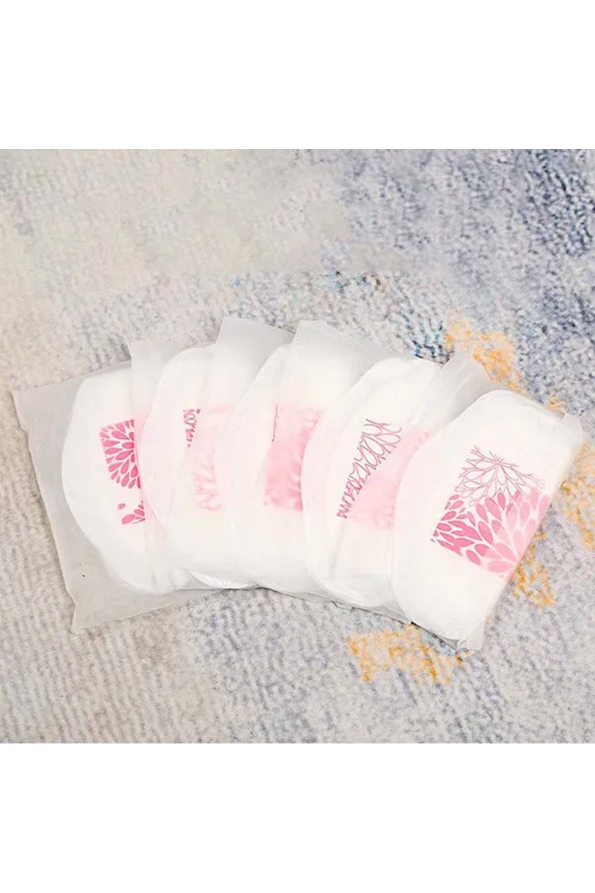 Star Babies - Disposable Changing Mat 10pcs, Breast Pad 10pcs, Bibs 10pcs - White