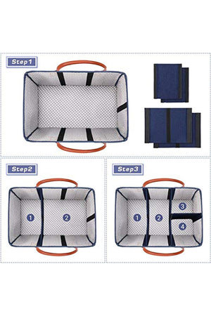 Star Babies Caddy Diaper bag organizer - Navy Blue