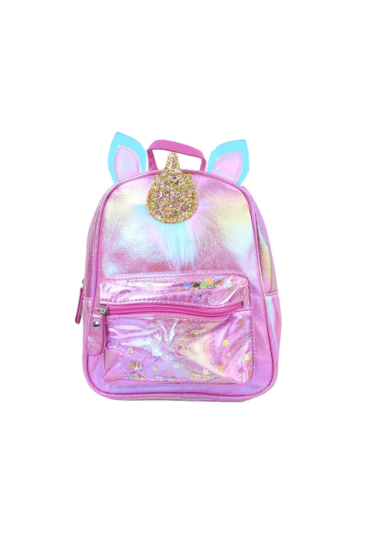 Star Babies - Unicorn School Backpack - Silver & Pink