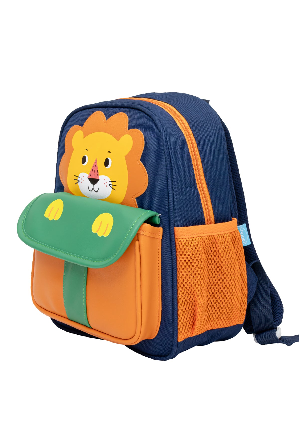 MOON Kids Backpack  – Comfy 3D Design,Padded Straps, Waterproof-Perfect for Preschool, Nursery, Snacks & Lunchbox-Lion