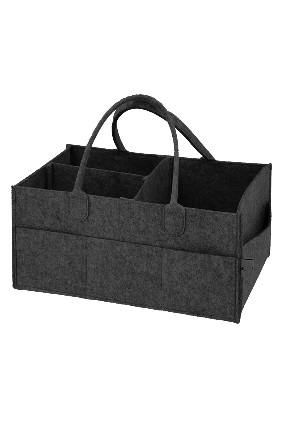 Star Babies Diaper Caddy Organizer - Black