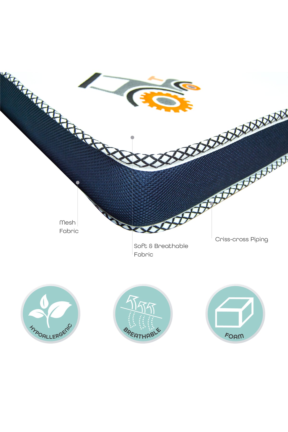 MOON  Kids Cozy Mattresses - Printed