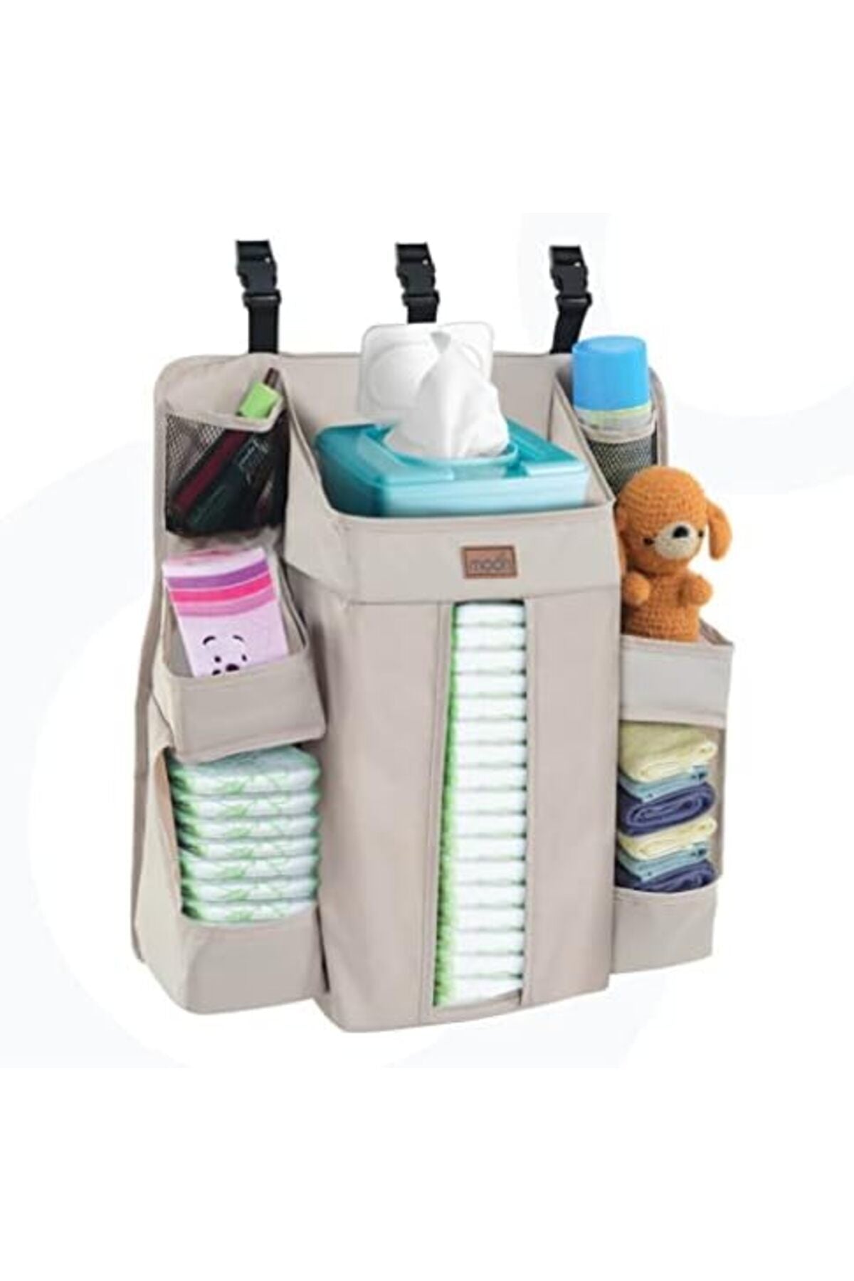 MOON Baby Crib Orgnizer- Beige
