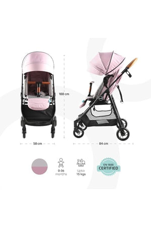 MOON Revo 360 stroller,Pink