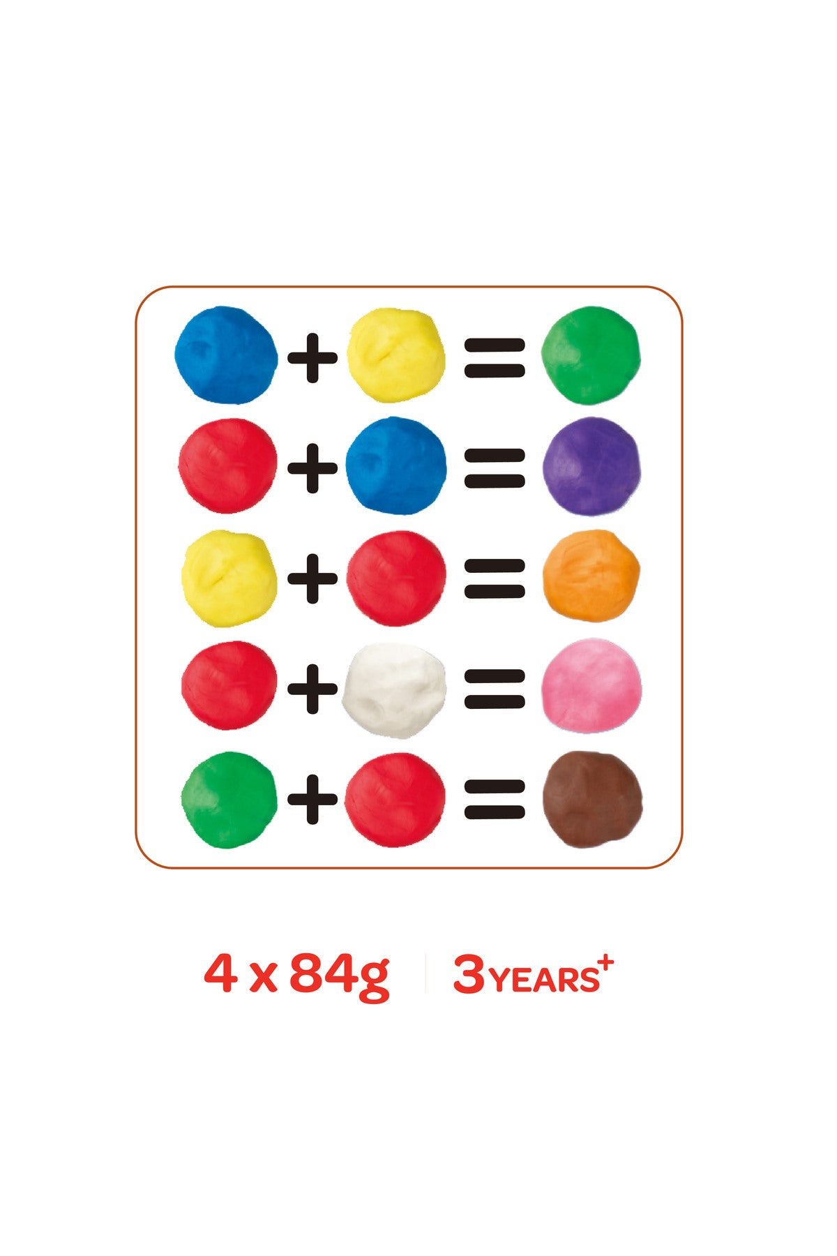 MOON Kid's Dough CREATION SET F 4 ,4 X 84 G.