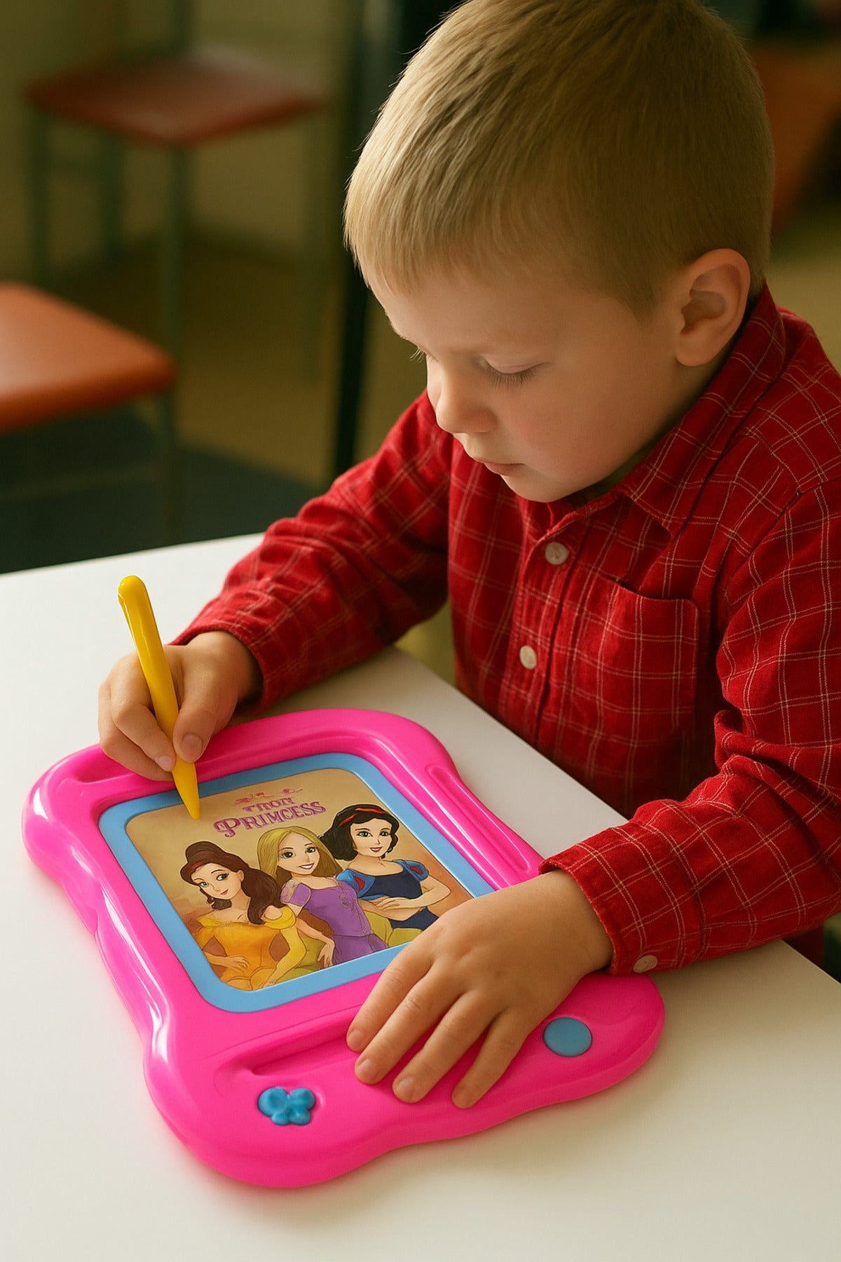 Disney Princess Doodle Drawing Board – Educational Toy with Stylus – Multicolor