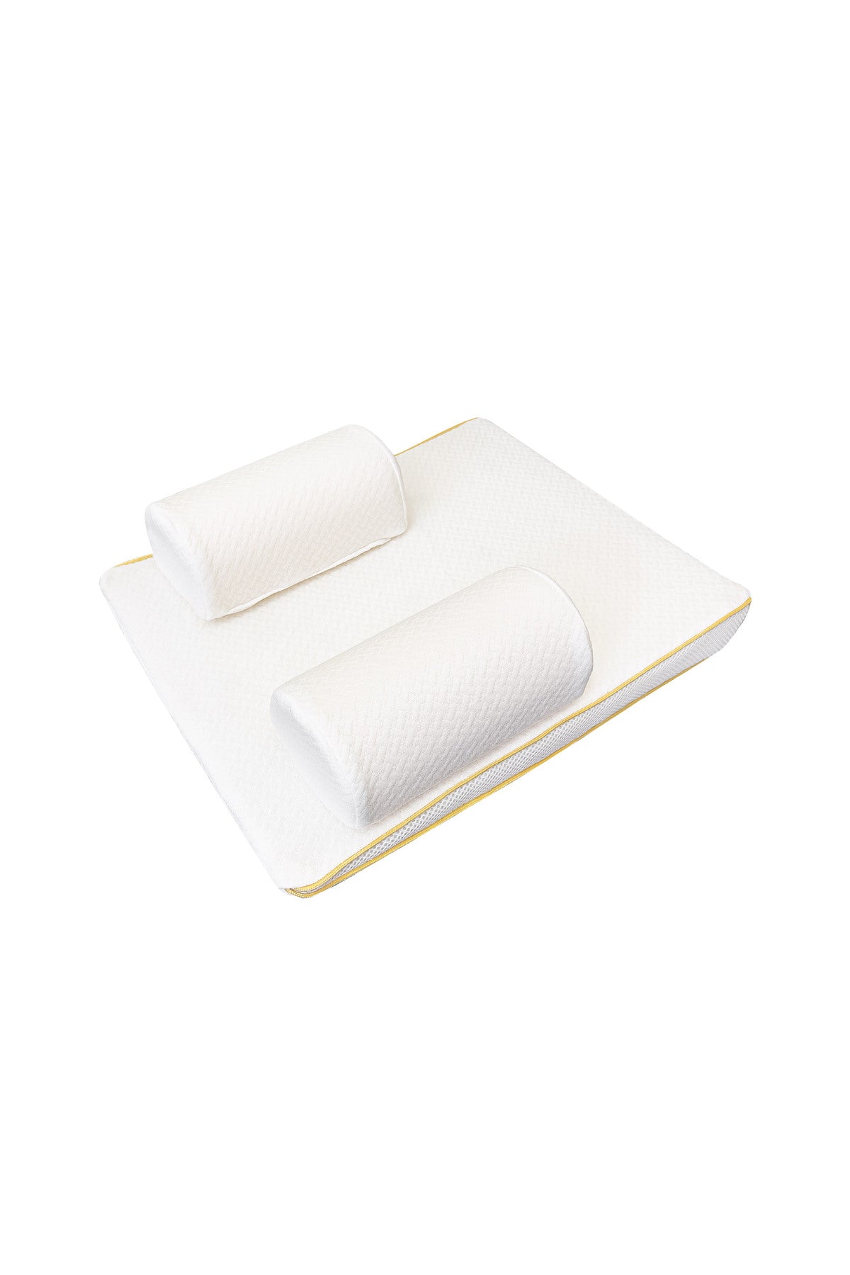 MOON  Organic Easy And Breathable Sleep Positioner- White, organic fabric
