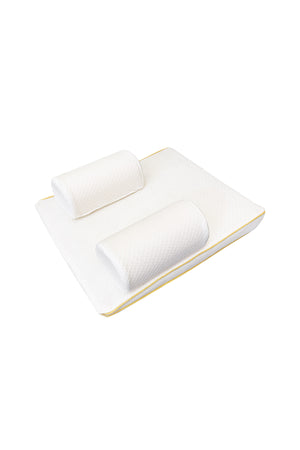 MOON  Organic Easy And Breathable Sleep Positioner- White, organic fabric