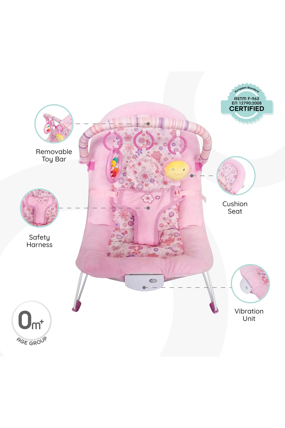 MOON Hop-Hop - Bouncer - Pink