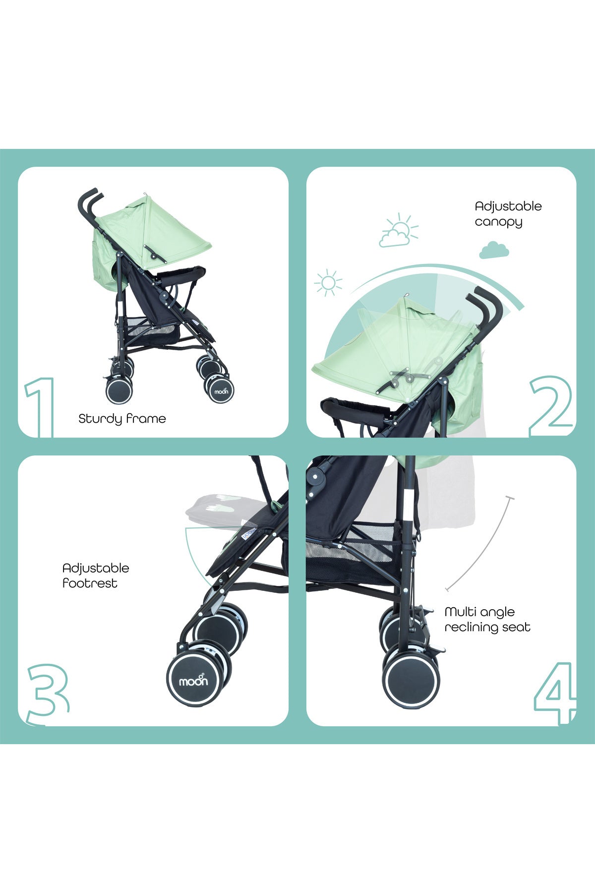 MOON Safari - Stroller Character - Dino