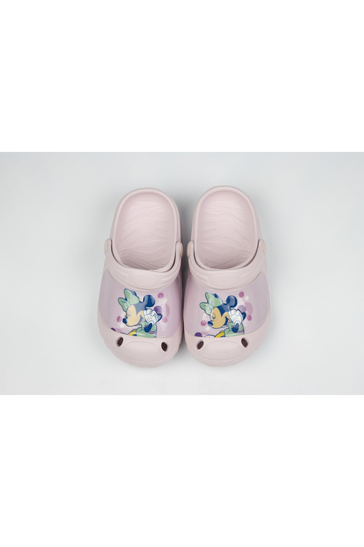 Minnie Mouse Kids Clogs – Lightweight & Comfortable Slip-On Sandals –Girl | Light Pink