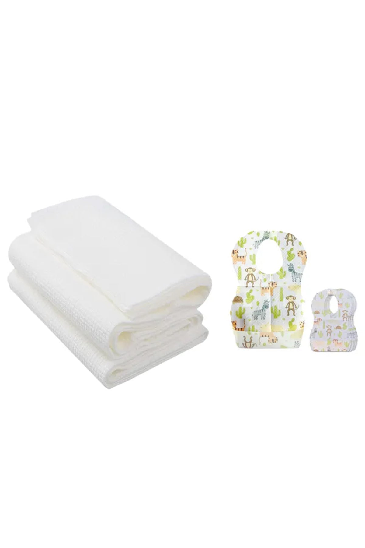 Star Babies - Disposable Bibs 5pcs with Disposable Towel 3pcs - Animal