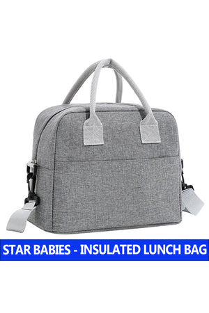 Star Babis Insulated Lunch Bag-Grey