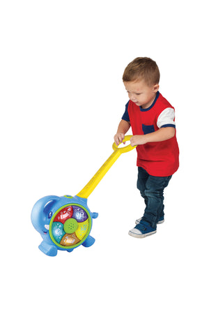 Little Learners 2-in-1 Push N’ Glow Elephant - Interactive Baby Toy
