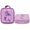 Star Babies - Star Babies Little Mermaid Bento Lunch Box with 4 Compartments, BPA Free, Leak-Proof with insulated Lunch Bag