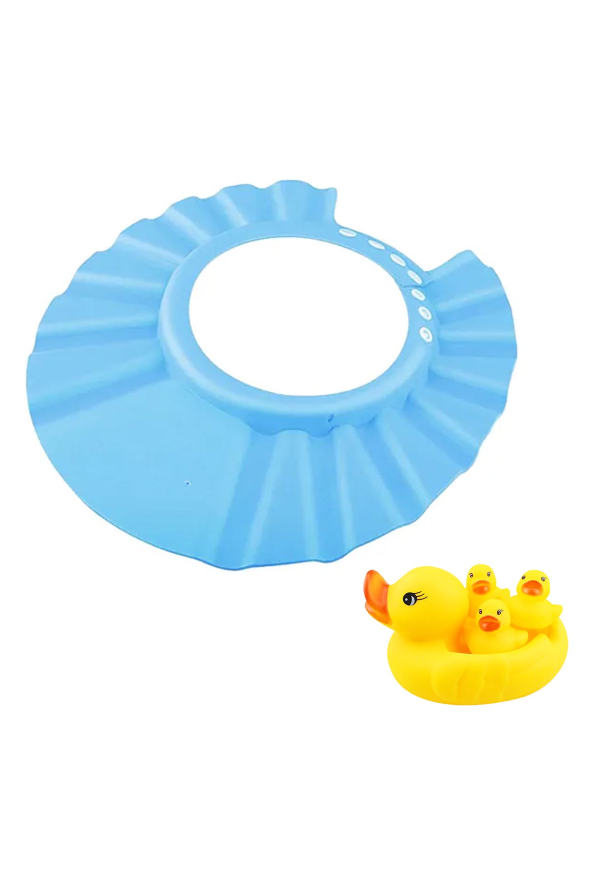 Star Babies - Kids Shower Cap w/ Rubber Duck - 2pcs - Blue