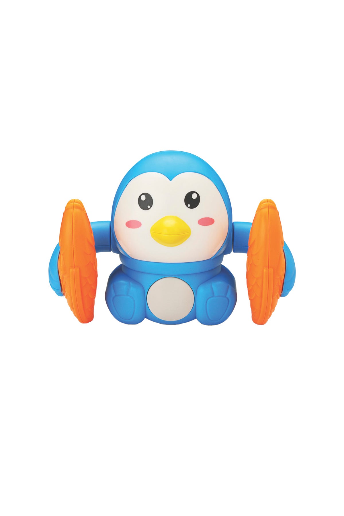 Urban Tots Electric Tumbling Penguin Toy With Vibrant Colors, Lights & Sound- Blue