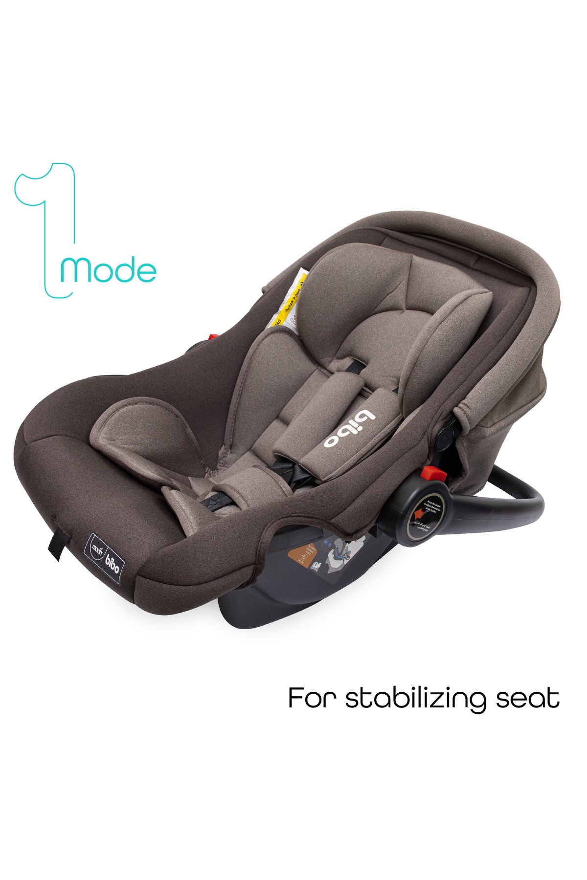 MOON Bibo Baby Carrier/Car Seat -  Brown
