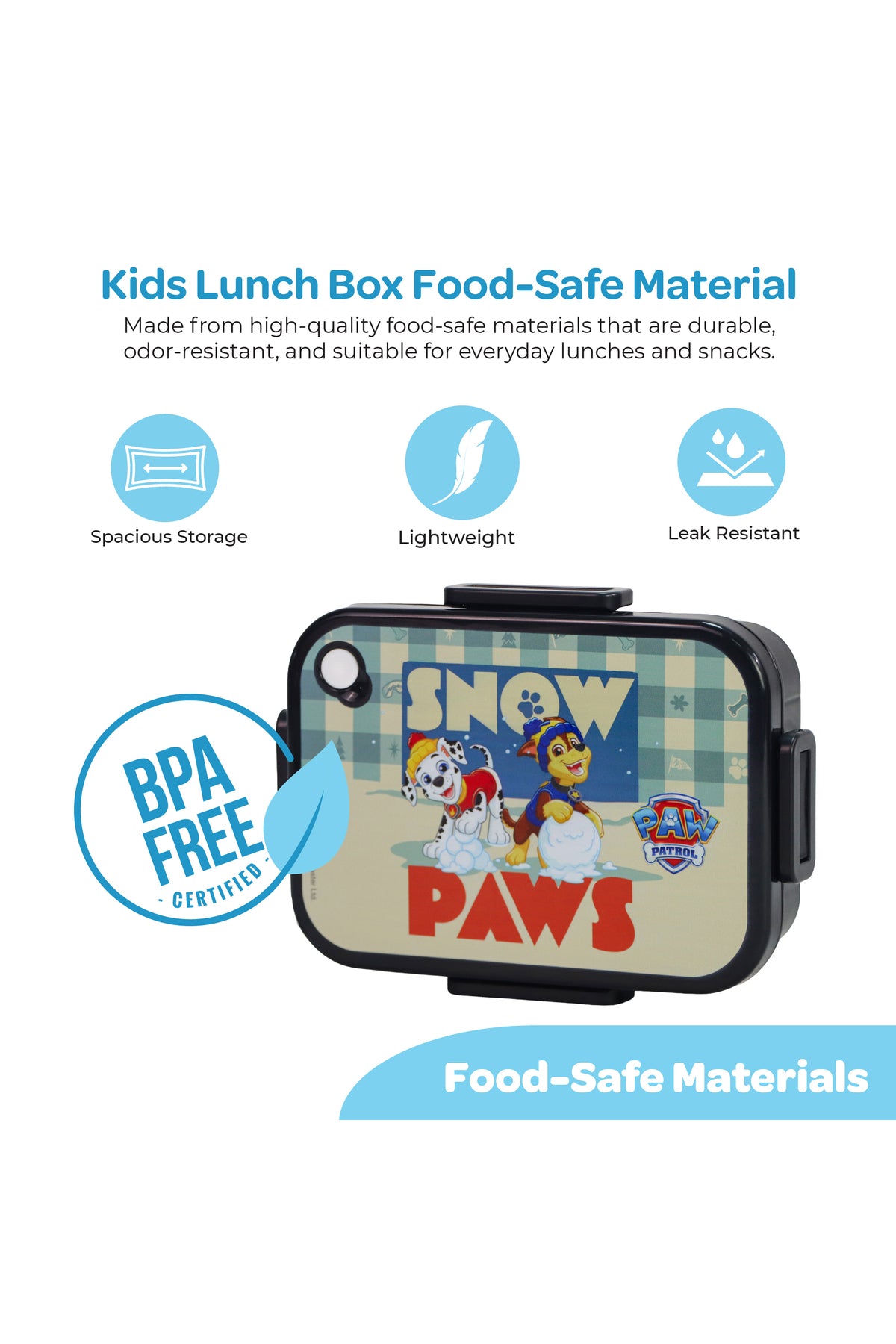MOON Kids Lunch Box | PP + Stainless Steel Insulated Tiffin Box | Leak-Proof, BPA-Free, Durable School Lunch Box for Boys & Girls | Easy Open Clips | Food Safe Eco-Friendly Kids Meal Box