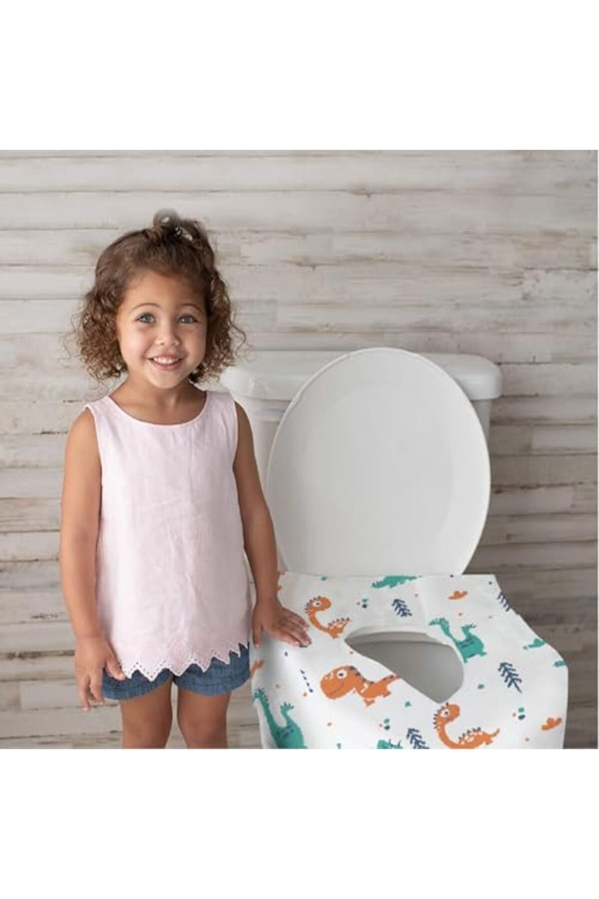 MOON Disposable toilet seat cover - Dino ( 66 x 63 cm)