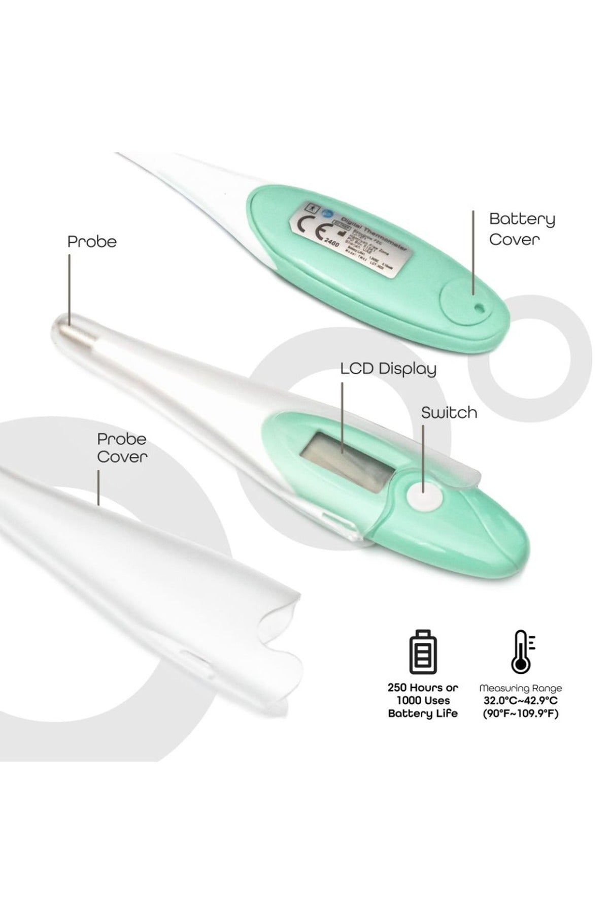MOON Digital Thermometer