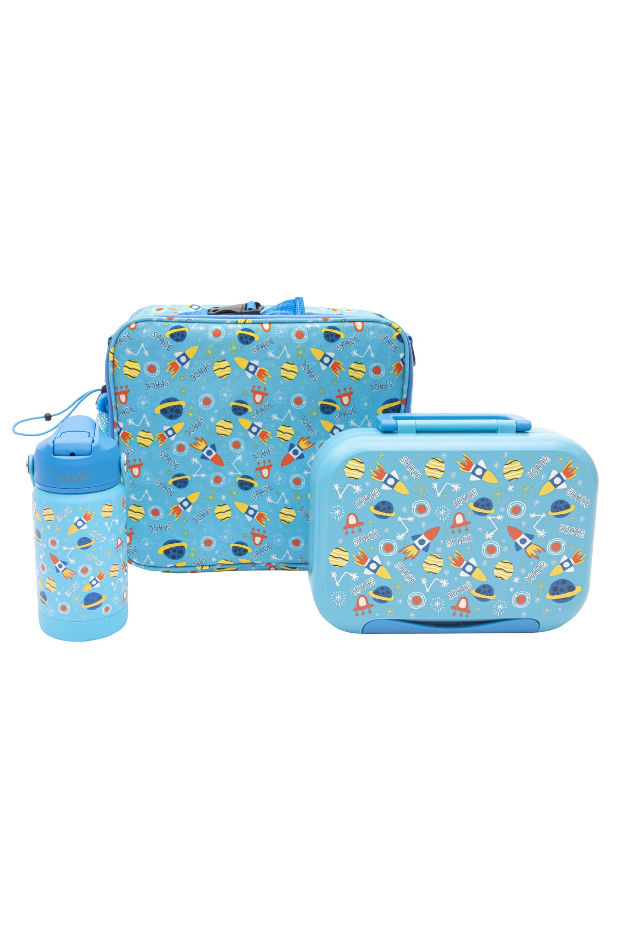 MOON Bentoza Kids Lunch Box –  Leak-Proof Compartments,Microwave Safe,for Toddlers Ages 3–6 -Vehicle