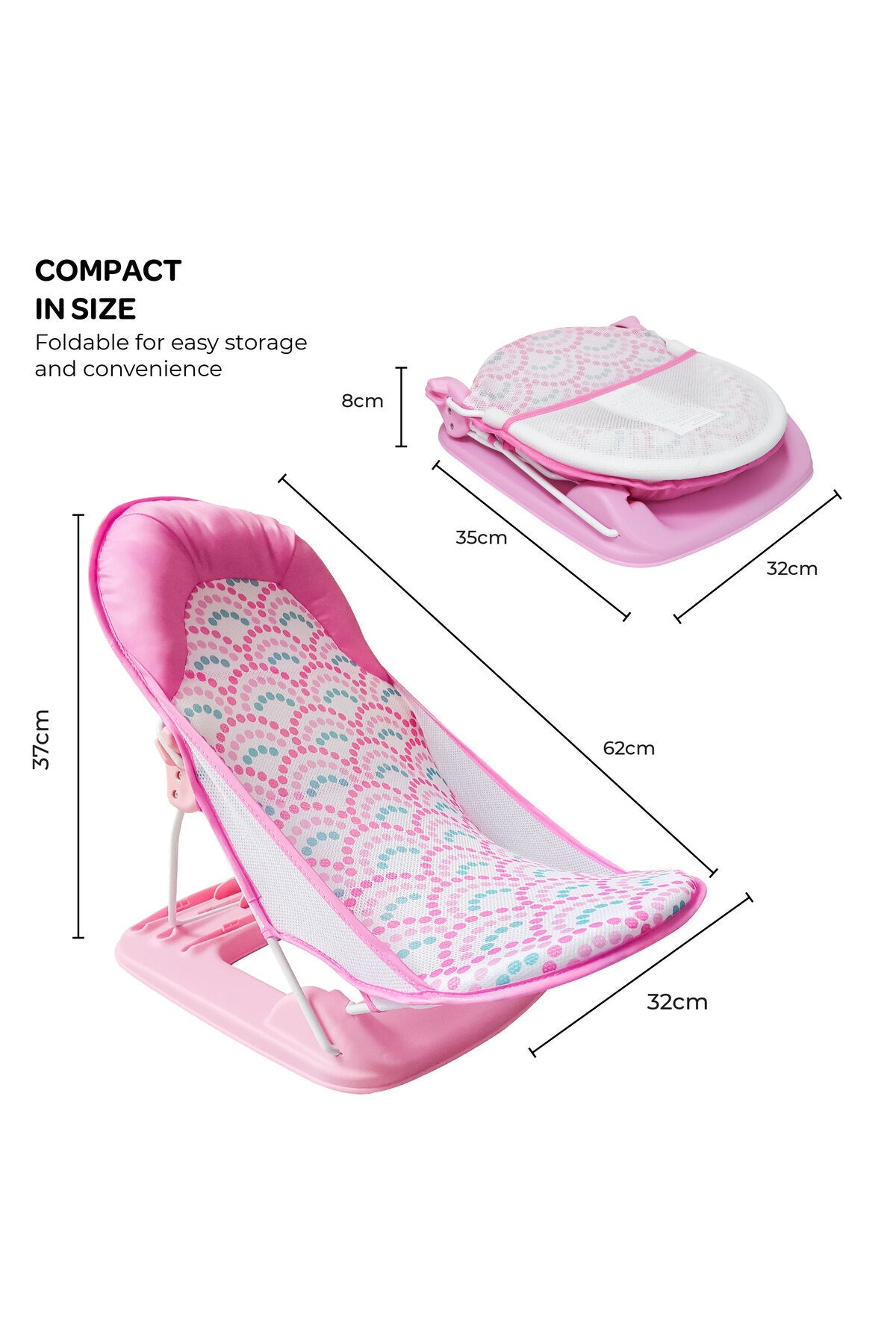 MOON Shower Me Baby Bather - Pink