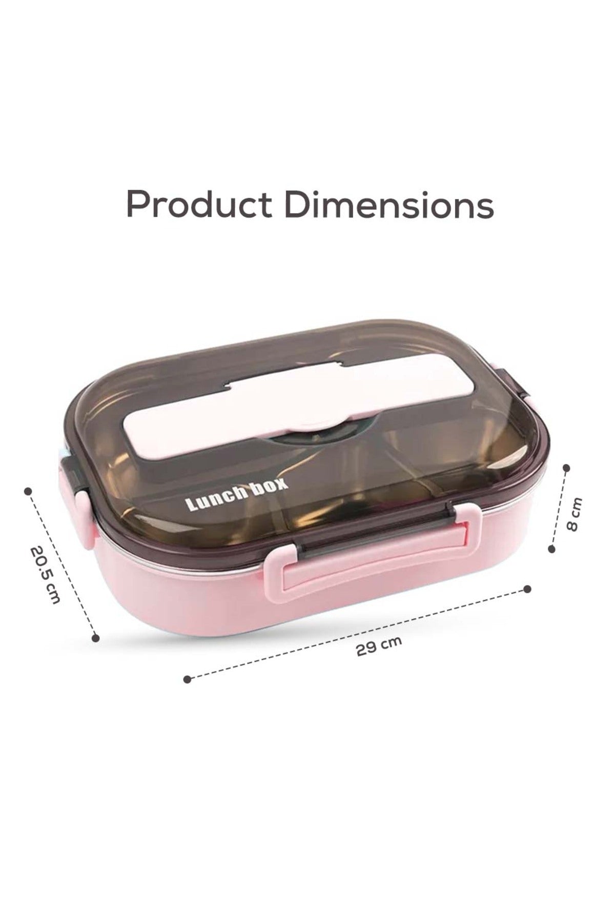 Cocobee Kids Oval Lunch Box – Non-Toxic, Food-Grade Material, (For Girls)- Pink