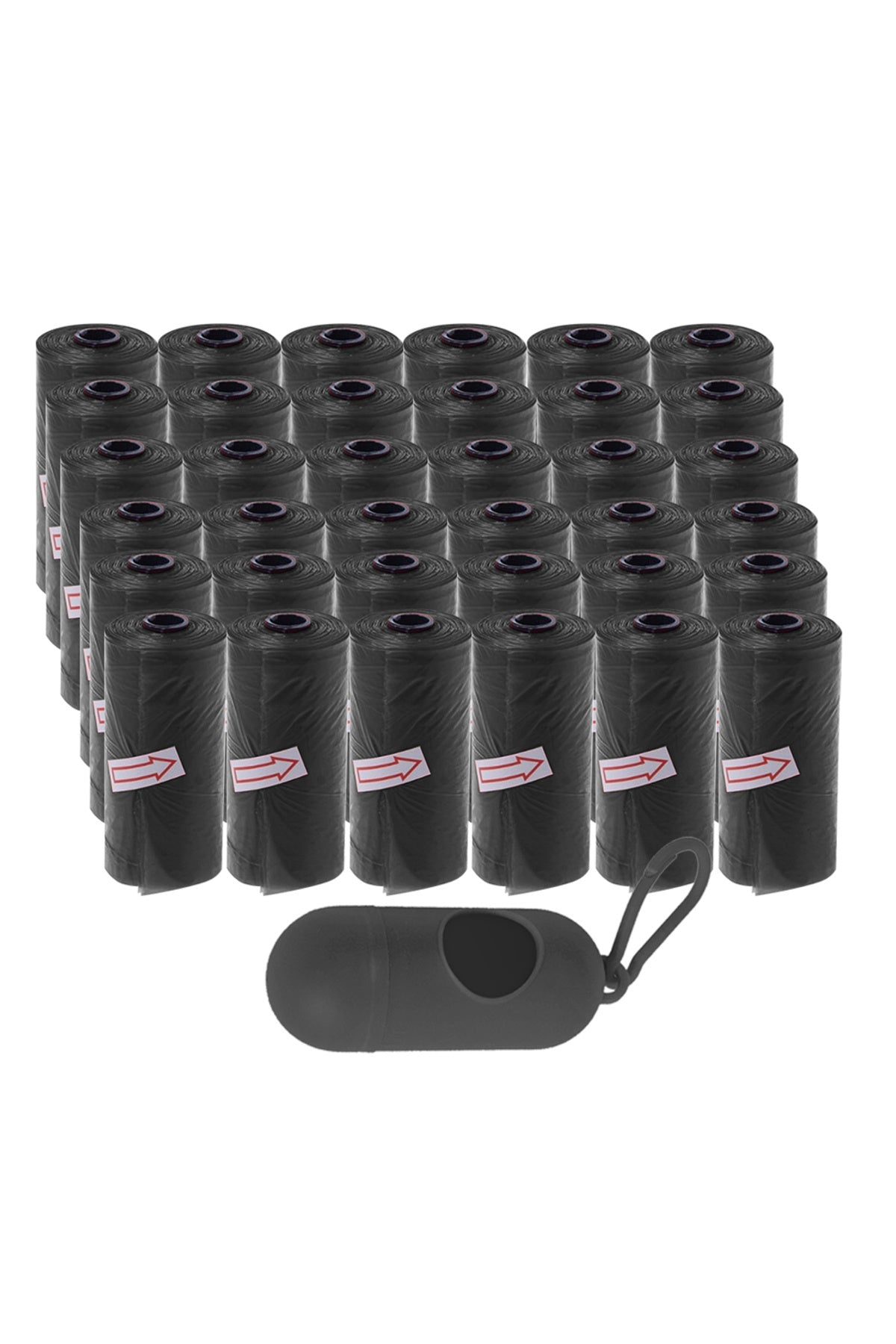 Star Babies - Disposable Scented Nappy Bag With Dispenser - Black - Pack of 36 - 540pcs