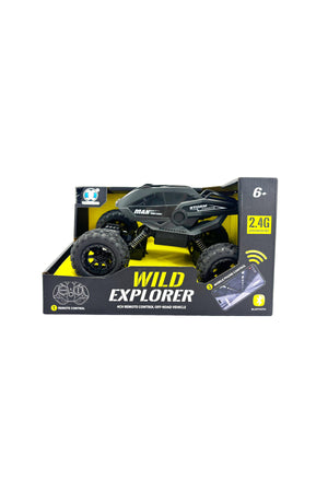 Galaxy 2.4G Remote Control Stunt Car for Kids, Off Road RC Car with High Speed Performance, Dual Control via Remote and Mobile App, All Terrain RC Truck Toy for Boys and Girls