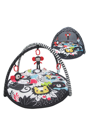 MOON Chirpy Portable Activity Gym Play Mat Floor Seat for 0m+ - Black