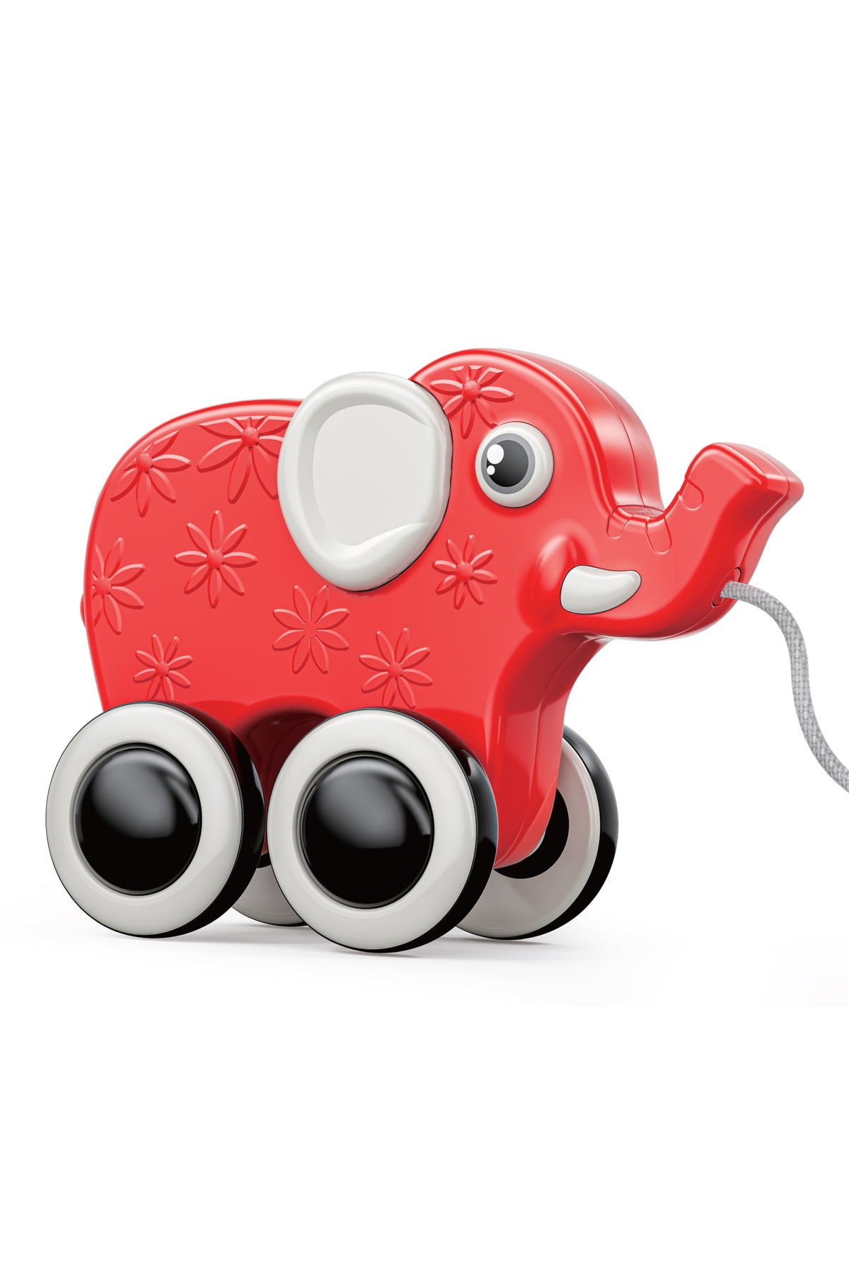 MOON Rolling Buddy Pull Along Toy Montessori Toys and Stacking Toys - Elephant