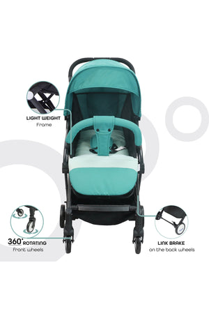 MOON Travel-Lite  - Cabin Stroller,Sea Blue