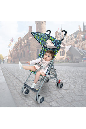 MOON - Jet Ultra Light Weight Fold Buggy Stroller Buggy - Printed Dino