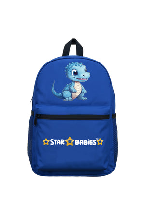 Star Babies - Kids Backpack - Dino - Navy Blue - 16-Inch/41cm