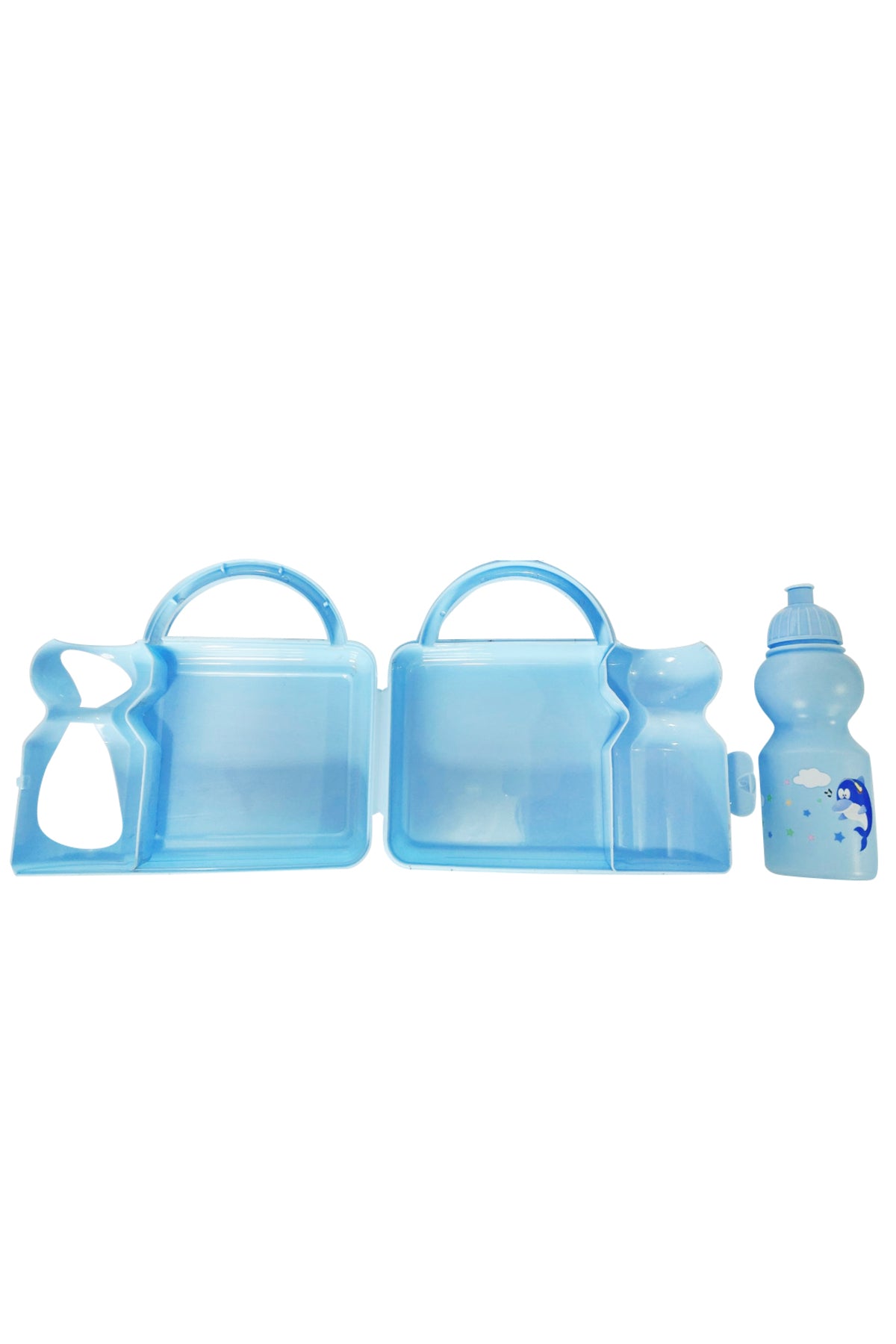 Star Babies - Kids Lunch Box w/ Water Bottle - Light Blue